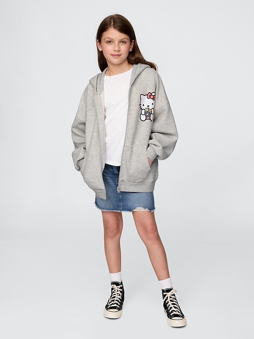 Image number 4 showing, Kids VintageSoft Hello Kitty Zip Hoodie