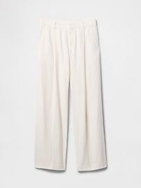 365 Low Rise Linen-Blend Trousers