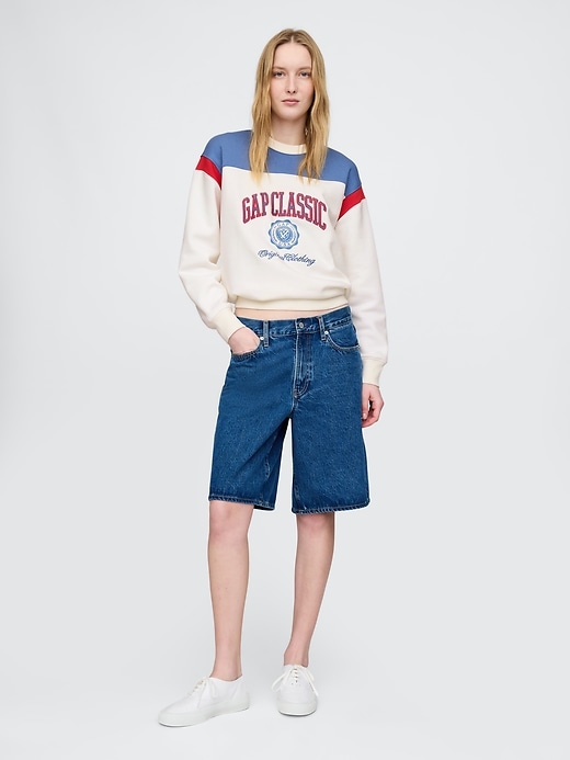 Image number 2 showing, VintageSoft Gap Logo Tunic Sweatshirt