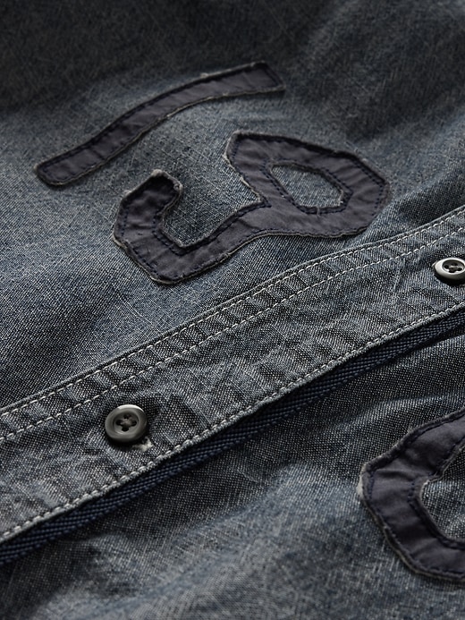 Image number 4 showing, Denim 1969 Logo Baseball Jersey