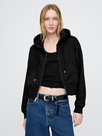 VintageSoft Full-Zip Wedge Hoodie