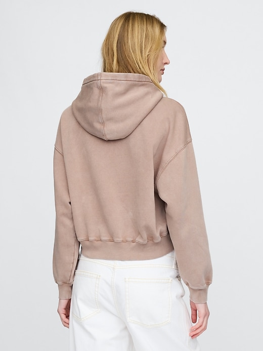 Image number 3 showing, VintageSoft Cropped Logo Hoodie