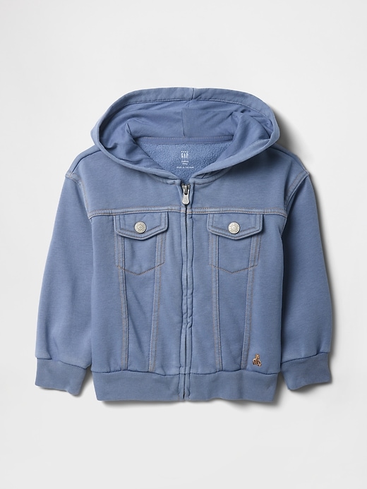 Image number 1 showing, Baby & Toddler VintageSoft Hooded Icon Jacket