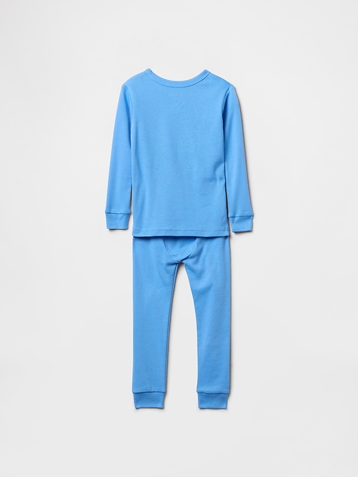 Image number 2 showing, Baby & Toddler Organic Brushed Cotton Sesame Street PJ Set