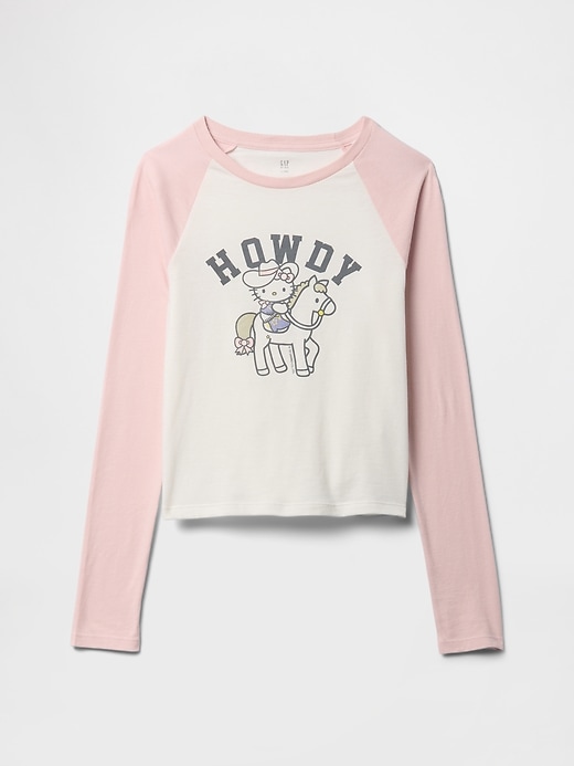 Image number 2 showing, Kids Hello Kitty Graphic Raglan T-Shirt