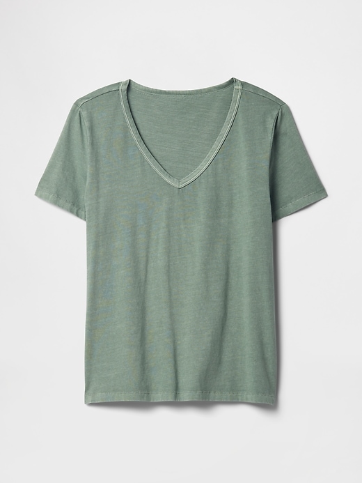 Image number 5 showing, Organic Cotton VintageSoft V-Neck T-Shirt
