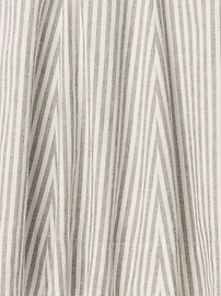 Linen-Blend Mini Dress