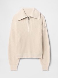 100% Cotton Half-Zip Pullover Sweater