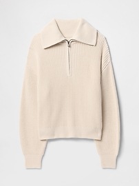 100% Cotton Half-Zip Pullover Sweater