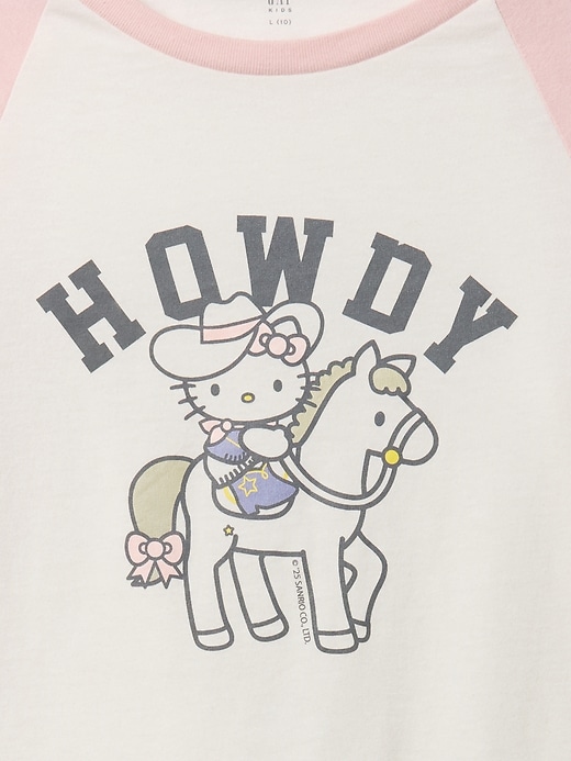 Image number 4 showing, Kids Hello Kitty Graphic Raglan T-Shirt