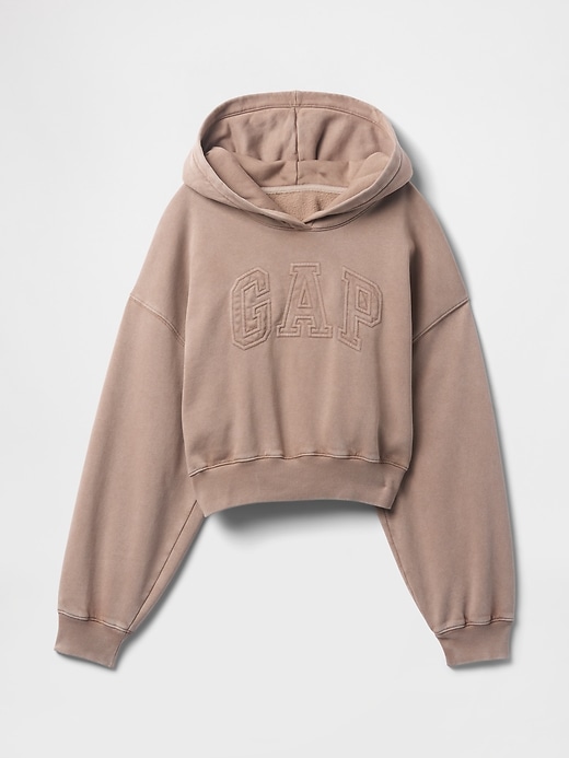 Image number 5 showing, VintageSoft Cropped Logo Hoodie