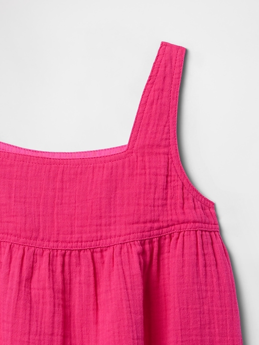 Image number 5 showing, Kids Crinkle Gauze Swing Top