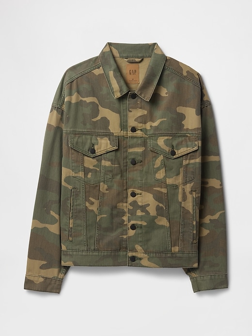 Image number 5 showing, Camo Icon Denim Jacket