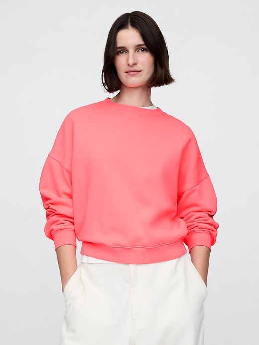 Image number 1 showing, VintageSoft Wedge Crewneck Sweatshirt