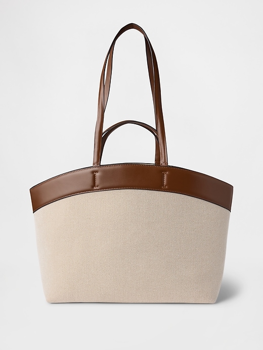 Image number 1 showing, East-West Canvas Tote Bag