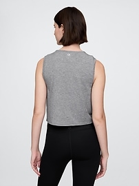 GapFit Breathe Cropped Muscle Tank Top