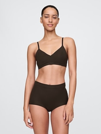 Modal Rib Triangle Bralette