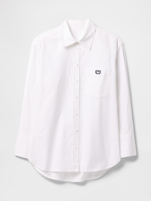 Image number 4 showing, Organic Cotton Oxford Big Shirt