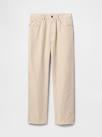 Linen-Cotton '90s Loose Herringbone Pants
