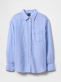 View large product image 31 of 62. 100% Linen Oversized Shirt