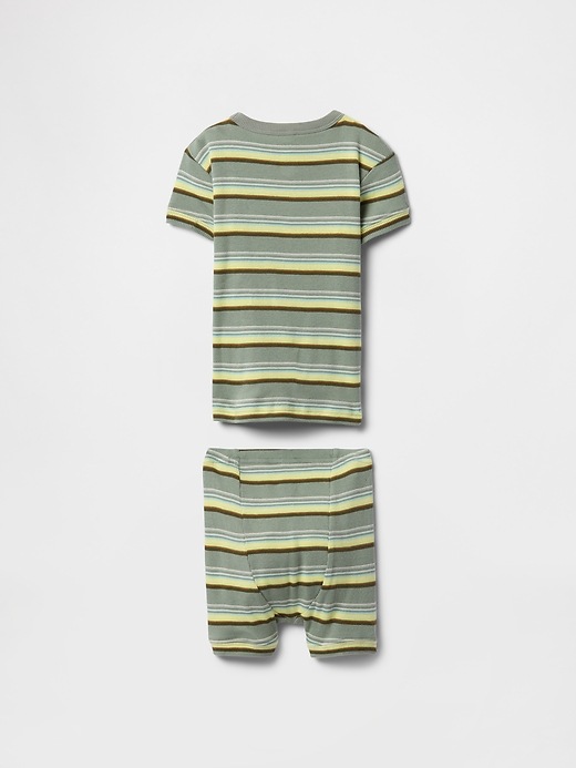 Baby & Toddler Organic Ribbed Cotton PJ Set