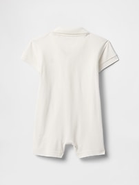 Baby Pique Polo Shorty One-Piece