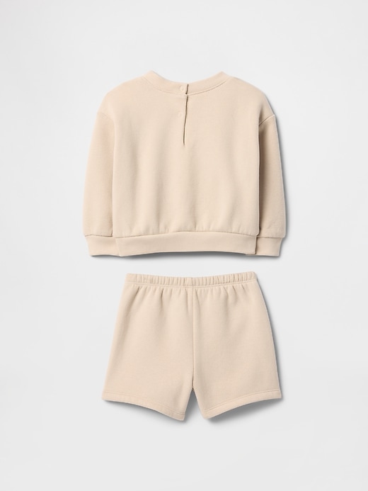 Image number 2 showing, Baby VintageSoft Bunny Logo Sweat Set