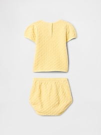 Baby Crochet Polo Outfit Set