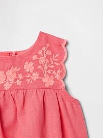 Baby Linen-Cotton Outfit Set