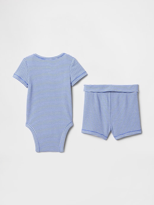 Image number 2 showing, Baby Grow-With-Me TinyRib Outfit Set