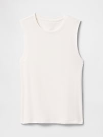 Modern Rib High Neck Top