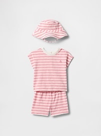Baby Organic Cotton Three-Piece Outfit Set