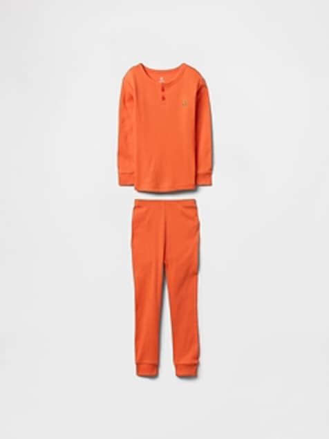 Baby & Toddler Organic Ribbed Cotton PJ Set