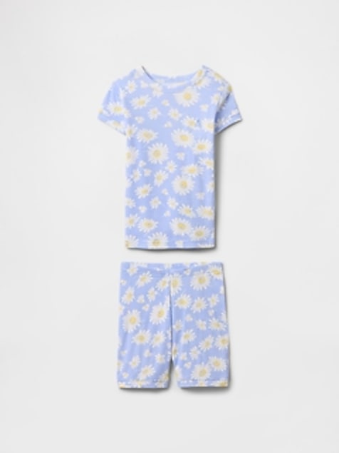Baby & Toddler Organic Ribbed Cotton PJ Set