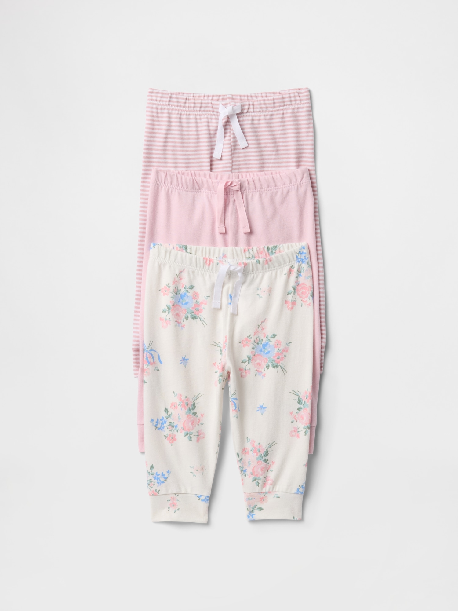 Baby First Favorites Organic Cotton Pull-On Pants (3-Pack)
