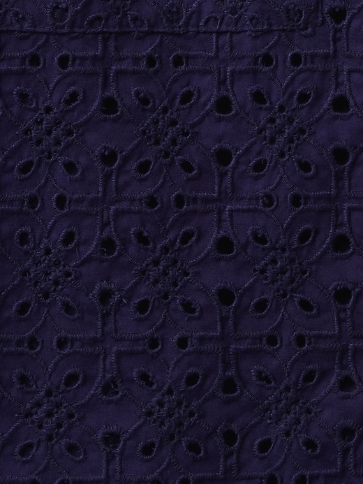 Image number 4 showing, Poplin Eyelet Full-Zip Pocket Shirt