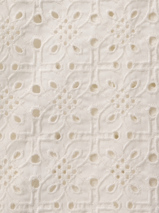 Image number 4 showing, Poplin Eyelet Full-Zip Pocket Shirt
