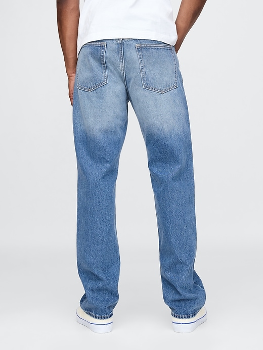 Image number 4 showing, Relaxed Straight Jeans
