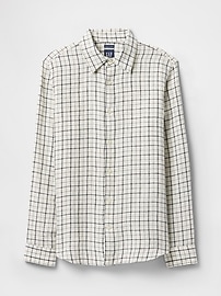 100% Linen Classic Shirt | Gap