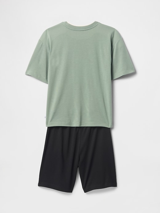 Image number 2 showing, Kids Recycled PJ Short Set