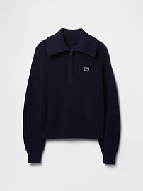 100% Cotton Half-Zip Pullover Sweater