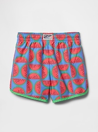 Baby & Toddler Recycled Dolphin Hem Swim Trunks