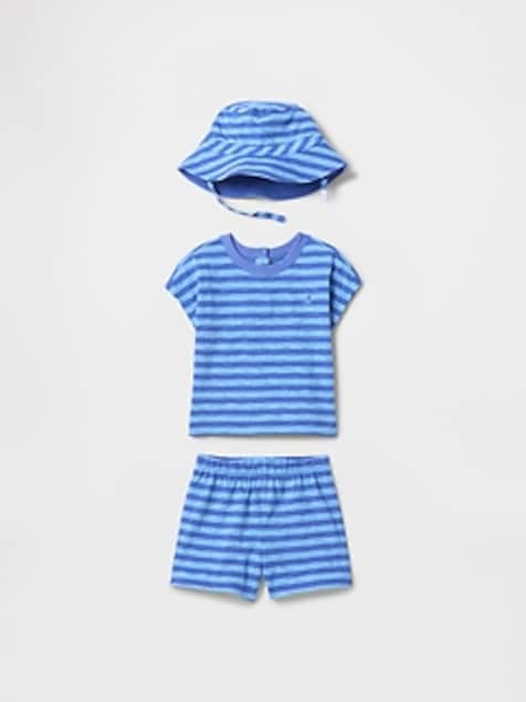 Baby Organic Cotton Three-Piece Outfit Set
