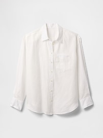 View large product image 62 of 62. 100% Linen Oversized Shirt