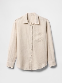 View large product image 47 of 62. 100% Linen Oversized Shirt