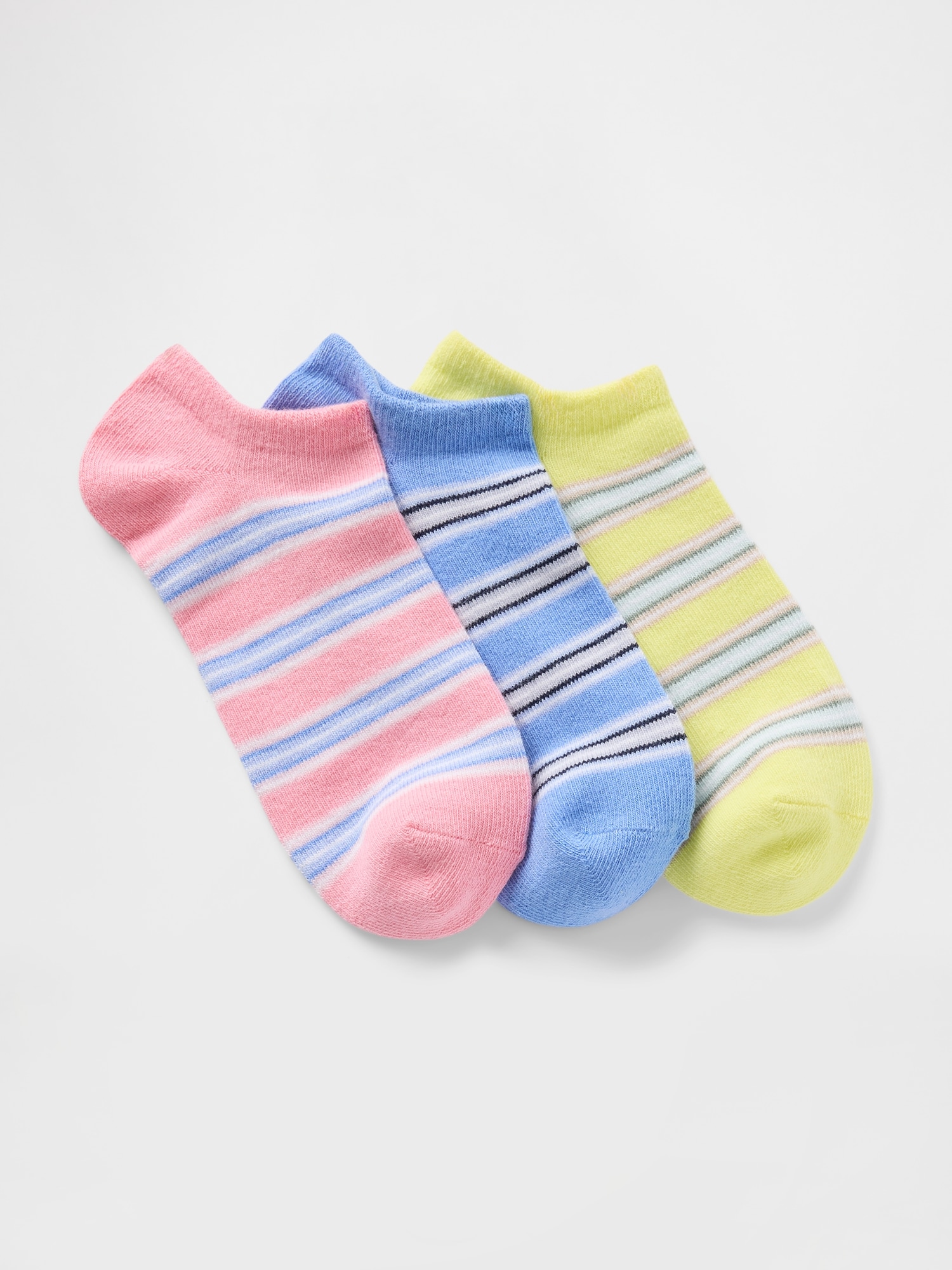 Kids No Show Socks (3-Pack)