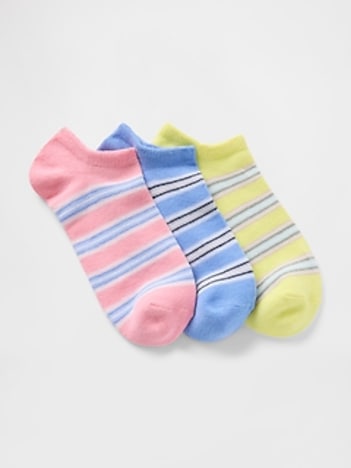 Kids No Show Socks (3-Pack)