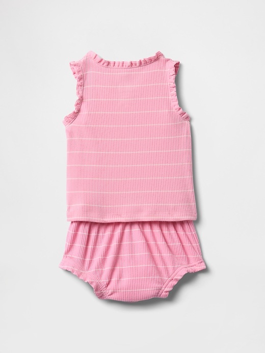 Baby TinyRib Henley Outfit Set