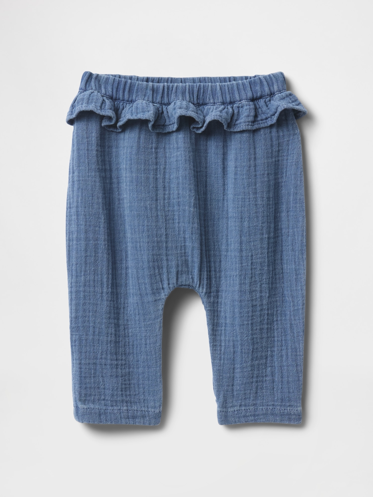 Baby Crinkle Gauze Ruffle Pants