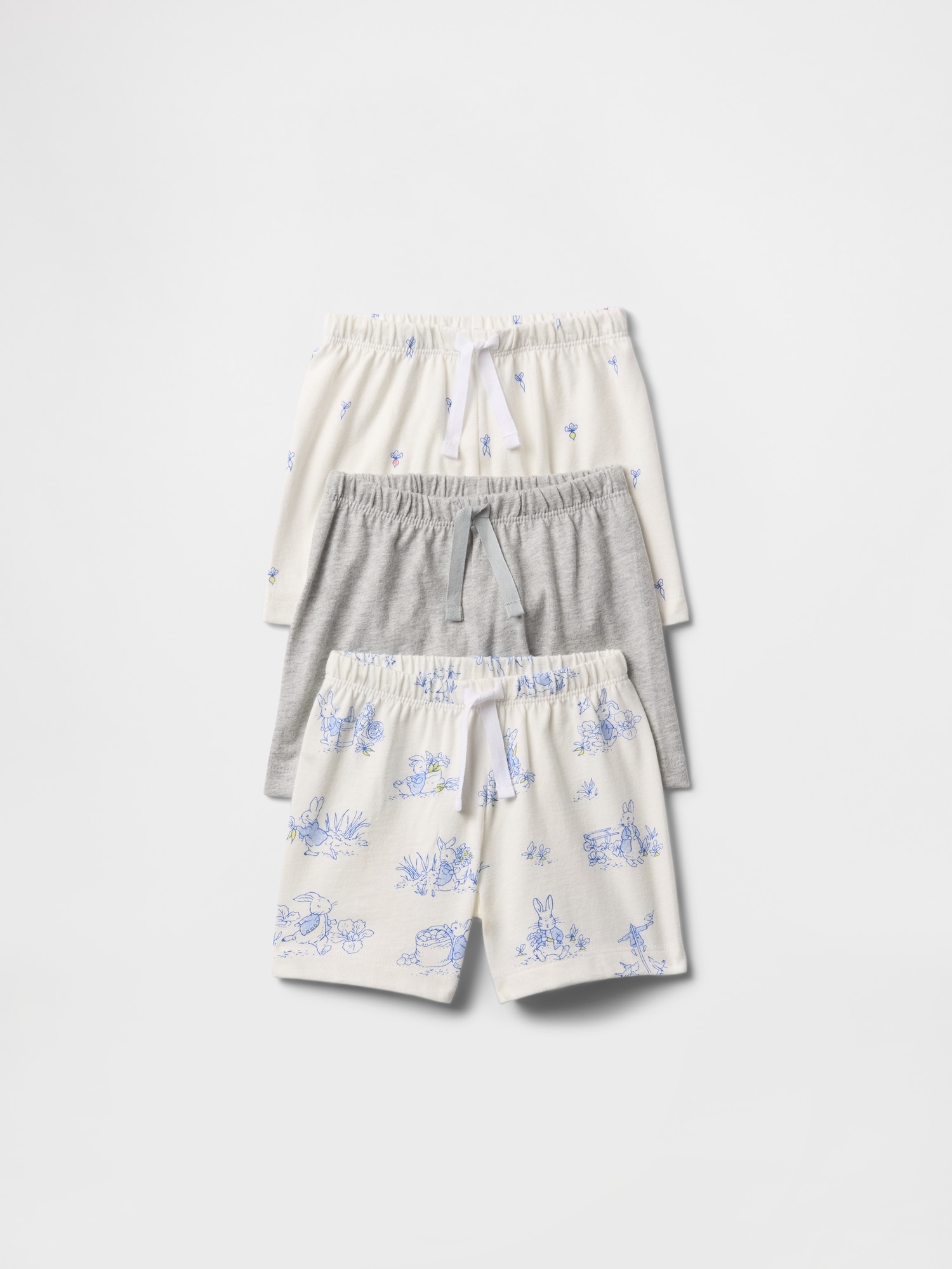Baby Peter Rabbit™ First Favorites Organic Cotton Pull-On Shorts (3-Pack)